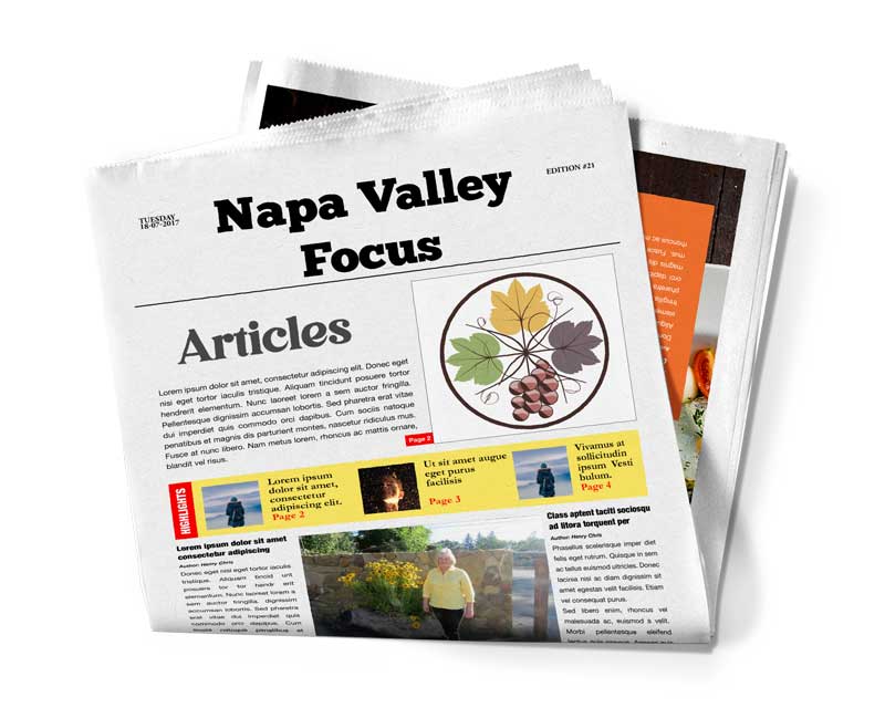 Napa Valley Focus
Sonoma County Features